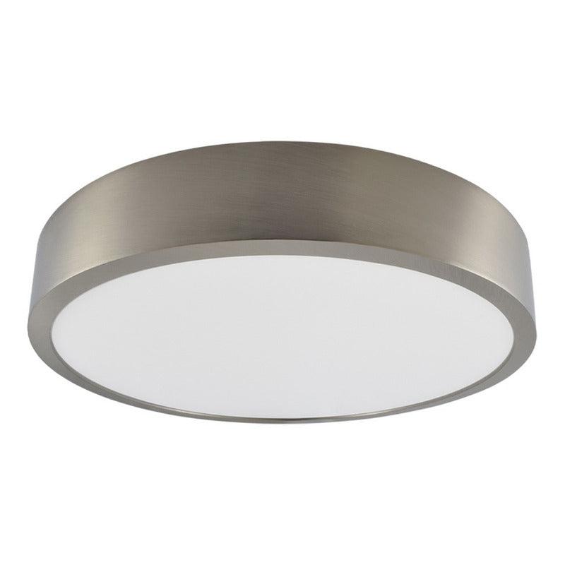 Lámpara Led | 39134 | 25W | Sobreponer Techo | Luz Cálida 3000K | Acabado Níquel - LuzDeco