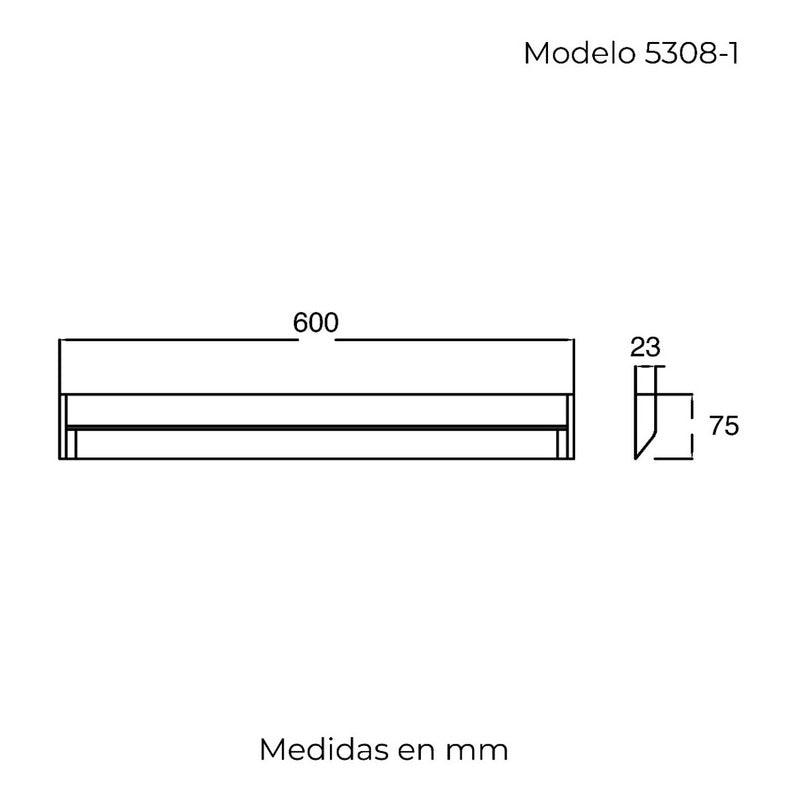 Lámpara LED | 5308 | 8W | Sobreponer | Luz Cálida 2700K y Luz Neutra 4000K | Gabinete Orientable - LuzDeco