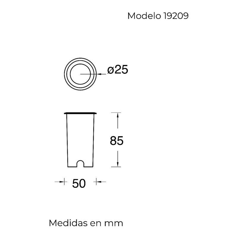 Lámpara Led | 19209 | 1.8W | Empotrar Piso | Luz Cálida 3000K | Apta para Exteriores - LuzDeco