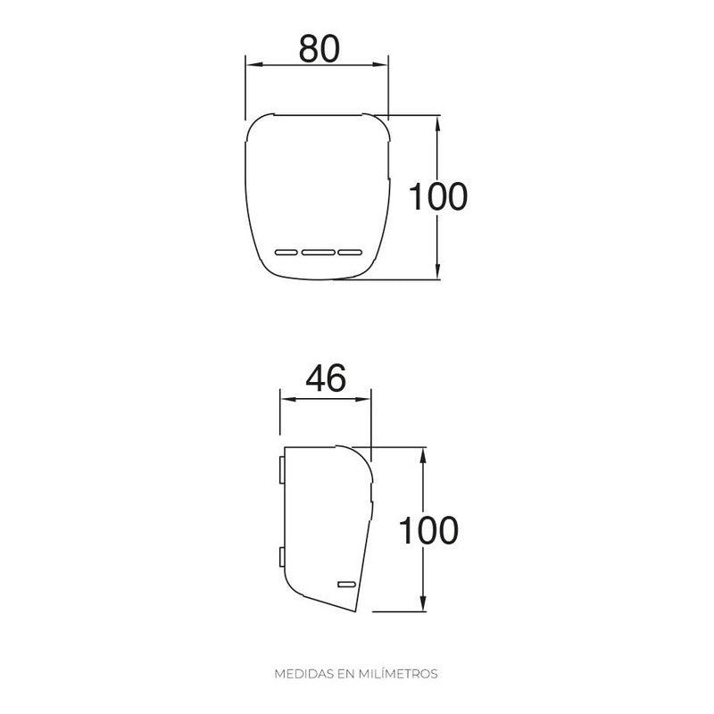 Lámpara Led | 19234 | 2W | Sobreponer Pared | Luz Neutra 4000K | Para Exterior Techado - LuzDeco