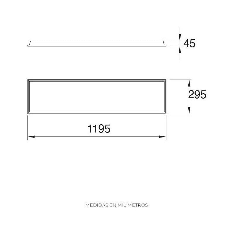 Lámpara Led | 19464 | 36W | Empotrar Techo | Luz Neutra 4000K | Panel Led - LuzDeco