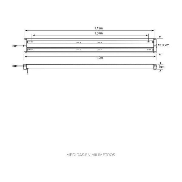 Lámpara LED Suspendida Estevez 19580: 42W, Luz Neutra 4000K, Ideal para Espacios Amplios - LuzDeco