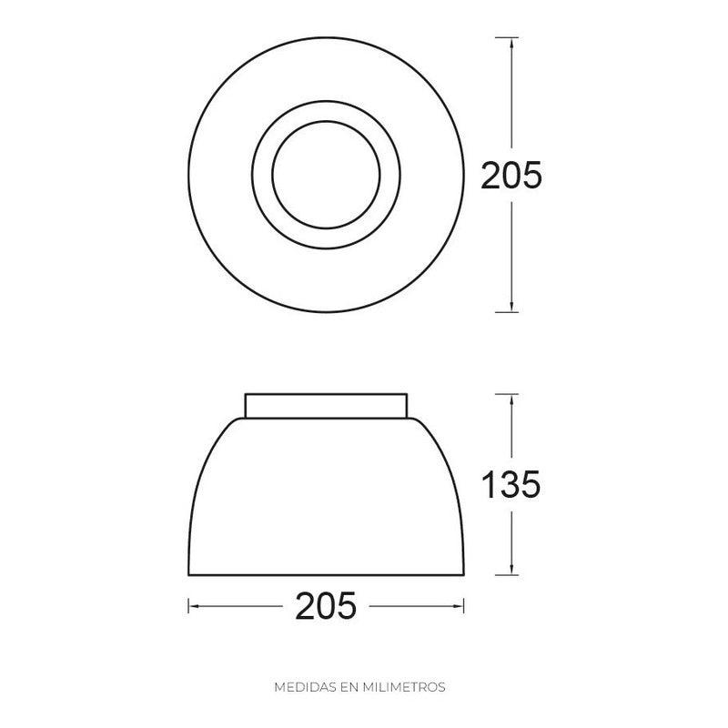 Lámpara Led | 19218 | 6W | Sobreponer Techo | Luz Neutra 4000K | Para Exterior - LuzDeco