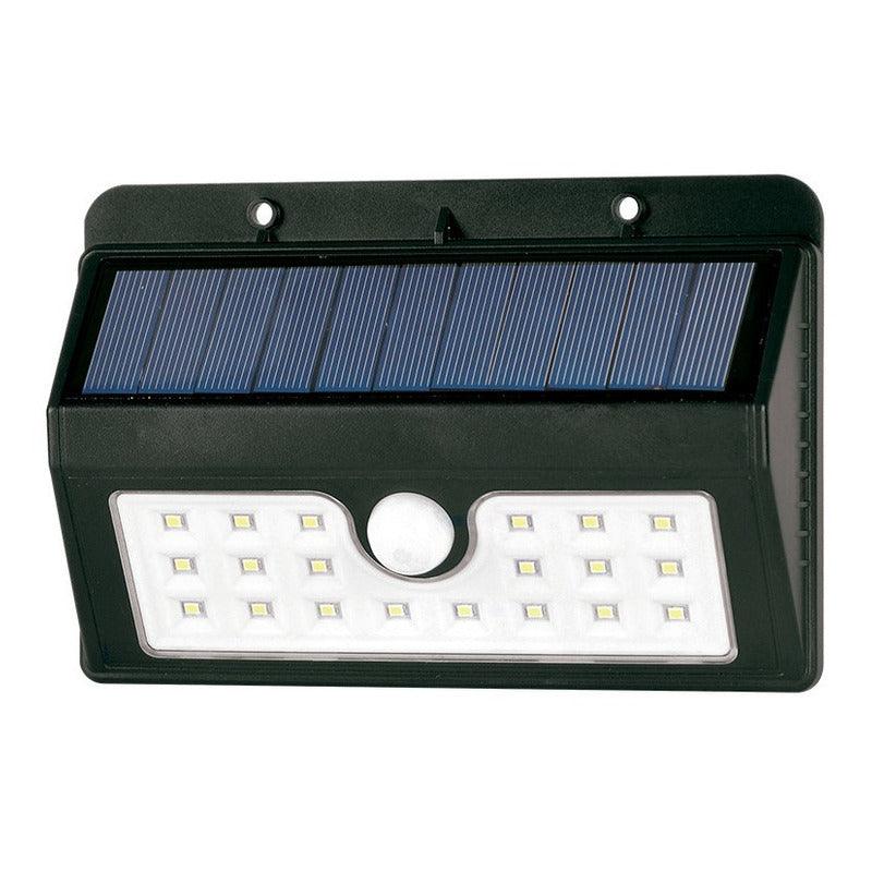 Lámpara LED | 19151 | Sobreponer Pared | Solar con Sensor de Movimiento | Luz Fría 6000K | Para Exterior - LuzDeco