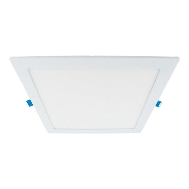 Lámpara LED Panel Cuadrado Estevez 12W - Luz Cálida/Fría Ajustable, Empotrable Techo, Modelo 39153-0-WW - LuzDeco