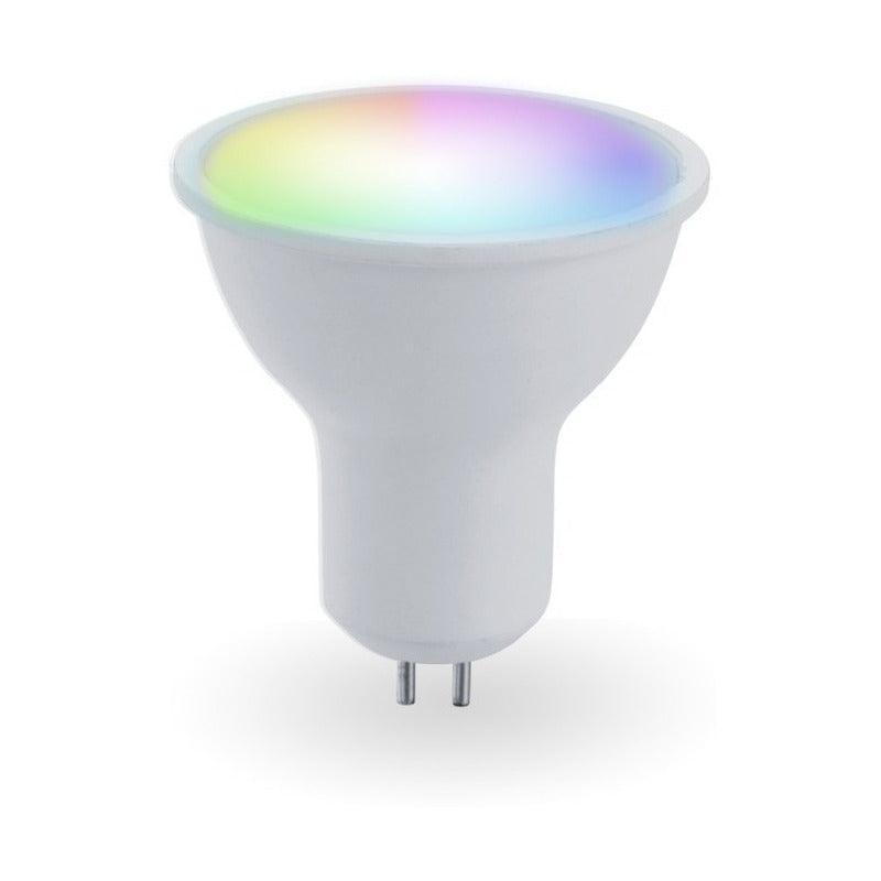 10 Focos LED | ES-E81164 | 5W | Base GU5.3 MR16 | Smart RGB | Alexa / Google Home
