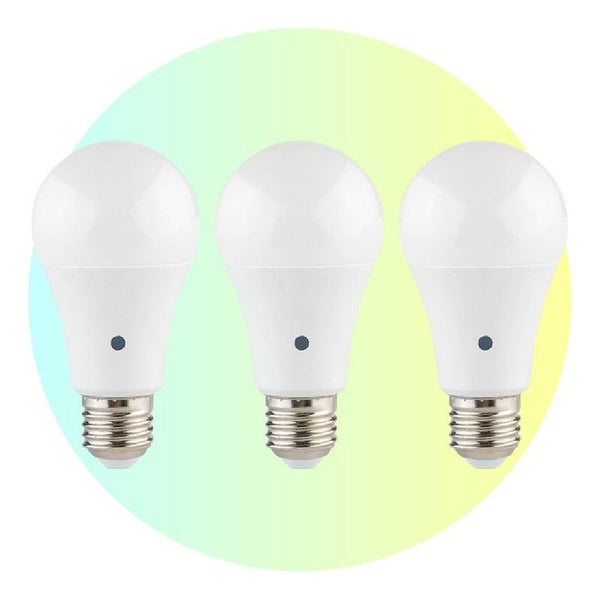 Pack de 3 Focos LED Exteriores E26 Estevez E81193-09-LUX-CW*3 con Fotocelda - Luz Cálida y Fría - Automáticos
- LuzDeco
