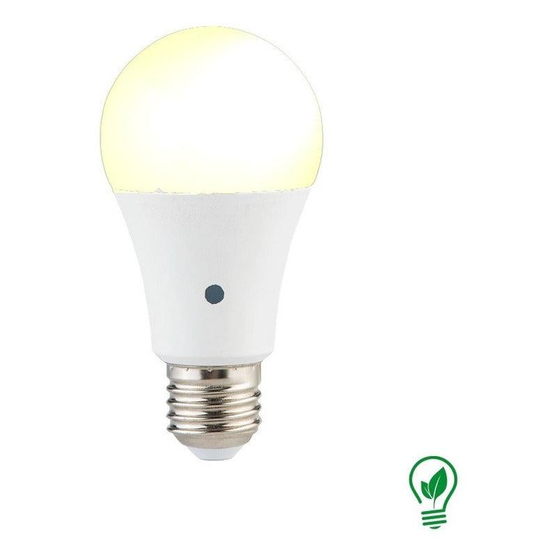 4 Focos LED | E81193 | 9W | Base Estándar E26 | Luz Cálida 2700K / Luz Fría 6500K | Fotocelda - LuzDeco