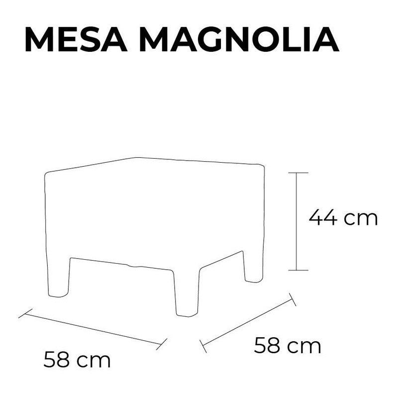 Lagoon, Magnolia 7023LC, Sillón doble, Love seat de rattan, Sillón para exterior, Love seat apto para exterior, Sillón de jardín, Rattan sintético, Cojines resistentes a la intemperie, Mobiliario de terraza, Estilo contemporáneo, Comodidad exterior