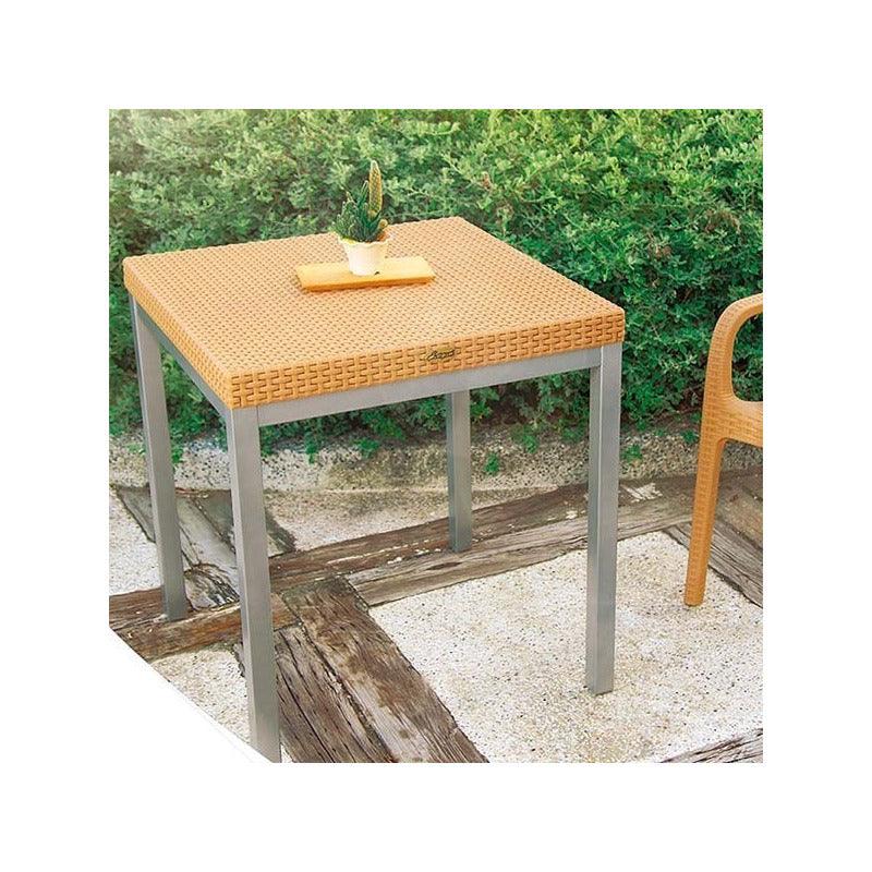 Lagoon, Russ 7022DT, Mesa de comedor, Mesa de comedor para exterior, Mesa de comedor para interior, Muebles de rattan, Rattan sintético, Mobiliario de terraza, Diseño en rattan, Resistente a la intemperie, Muebles resistentes UV, Muebles de mimbre sintético.