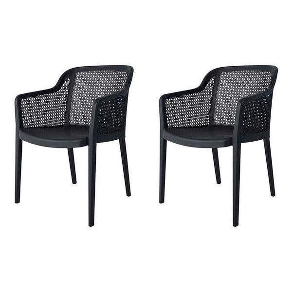 Lagoon, Silla Grace 7028, Set de Sillas de comedor, silla de comedor para exterior, silla de comedor para interior, Muebles de rattan sintetico, Mobiliario de terraza, Diseño de ratan, Resistente a los rayos UV,  Muebles resistentes a los rayos UV, Muebles de mimbre