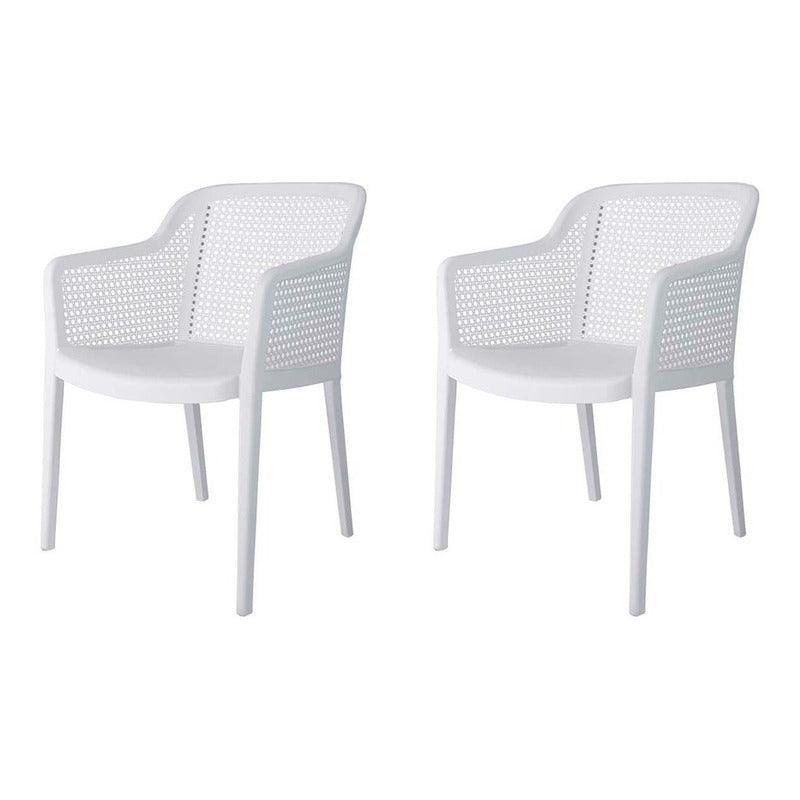 Lagoon, Silla Grace 7028, Set de Sillas de comedor, silla de comedor para exterior, silla de comedor para interior, Muebles de rattan sintetico, Mobiliario de terraza, Diseño de ratan, Resistente a los rayos UV,  Muebles resistentes a los rayos UV, Muebles de mimbre