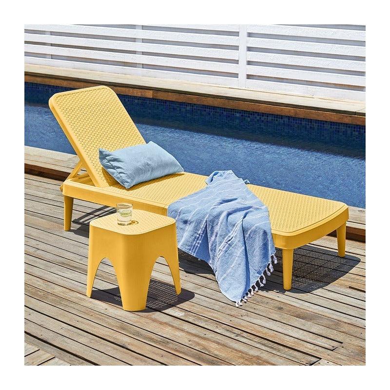 Lagoon, Camastro Tahití, Camastro plegable, camastro de ratán, camastro para exterior, Muebles de rattan sintetico, Mobiliario de terraza, Diseño de ratan, Resistente a los rayos UV,  Muebles resistentes a los rayos UV, Muebles de mimbre