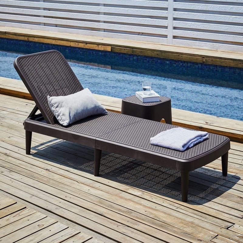 Lagoon, Camastro Tahití, Camastro plegable, camastro de ratán, camastro para exterior, Muebles de rattan sintetico, Mobiliario de terraza, Diseño de ratan, Resistente a los rayos UV,  Muebles resistentes a los rayos UV, Muebles de mimbre