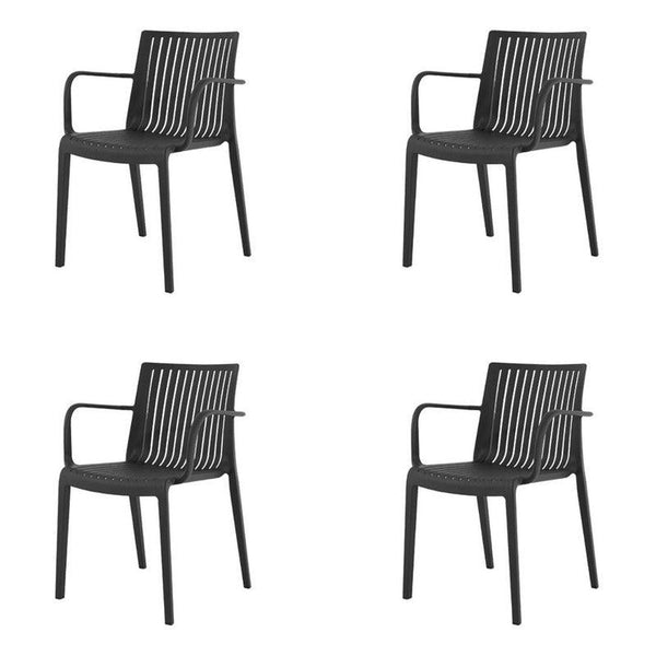 Lagoon, Silla Milos 7203, Silla de comedor, Silla con descansabrazos, silla de comedor para exterior, silla de comedor para interior, Muebles de interior, Mobiliario de terraza, Sillas para terraza, Resistente a los rayos UV,  Muebles resistentes a los rayos UV, Muebles de exterior