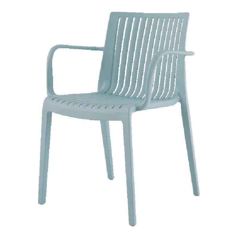 Lagoon, Silla Milos 7203, Silla de comedor, Silla con descansabrazos, silla de comedor para exterior, silla de comedor para interior, Muebles de interior, Mobiliario de terraza, Sillas para terraza, Resistente a los rayos UV,  Muebles resistentes a los rayos UV, Muebles de exterior