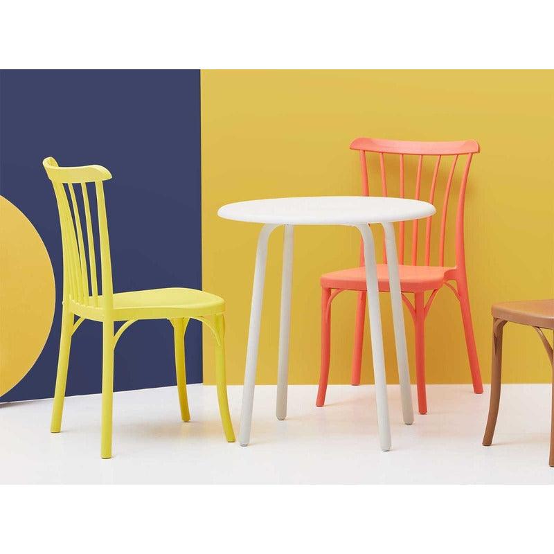 Lagoon, Silla Río 7062, Silla de comedor, Silla Vintage, silla de comedor para exterior, silla de comedor para interior, Muebles de interior, Mobiliario de terraza, Sillas para terraza, Resistente a los rayos UV, Muebles resistentes a los rayos UV, Muebles de exterior, Silla para eventos