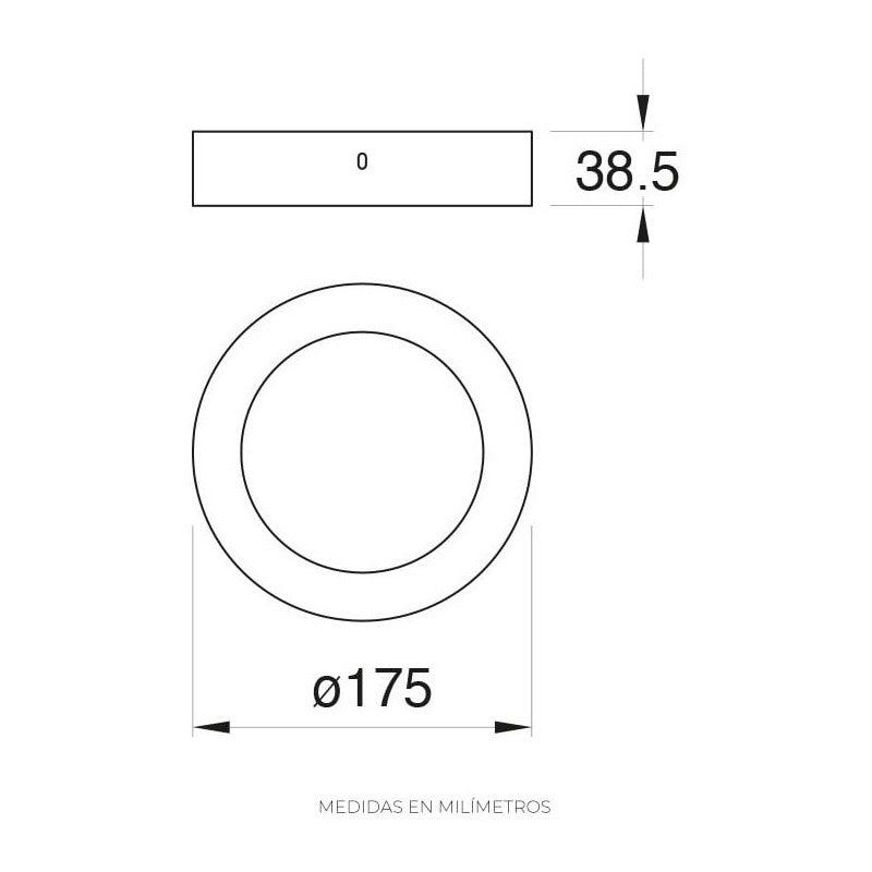 Estevez Pack de 4 Lámparas LED 12W Luz Cálida 3000K / Luz Neutra 4000K
