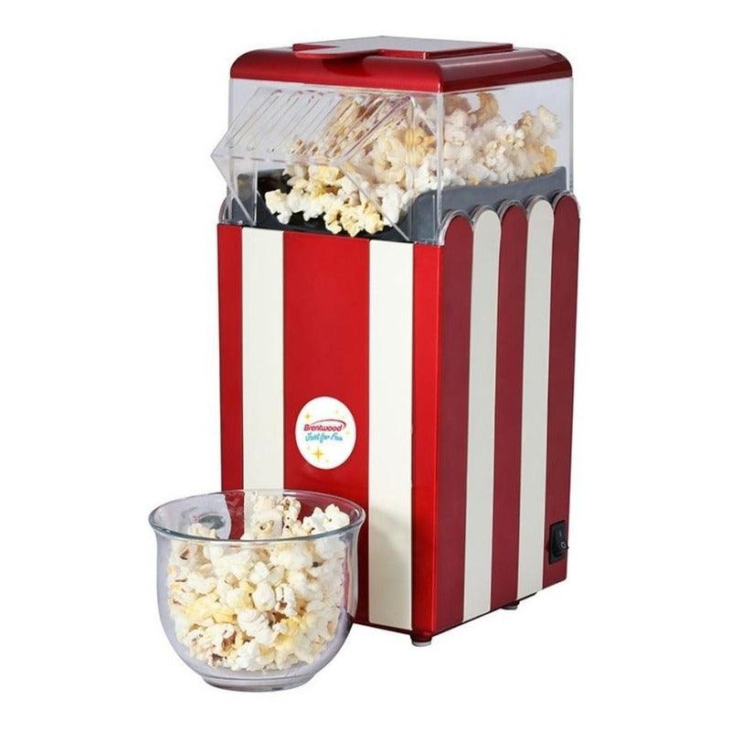 Maquina de Palomitas | Retro | Aire caliente | Sin aceite | Rojo - LuzDeco