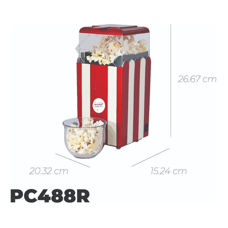 Maquina de Palomitas | Retro | Aire caliente | Sin aceite | Rojo - LuzDeco