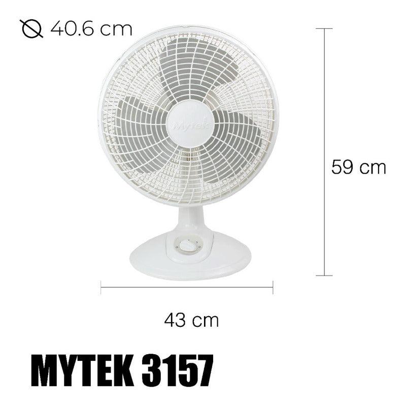 Ventilador De Mesa Mytek 3157 16 Pulgadas 3 Velocidades Color