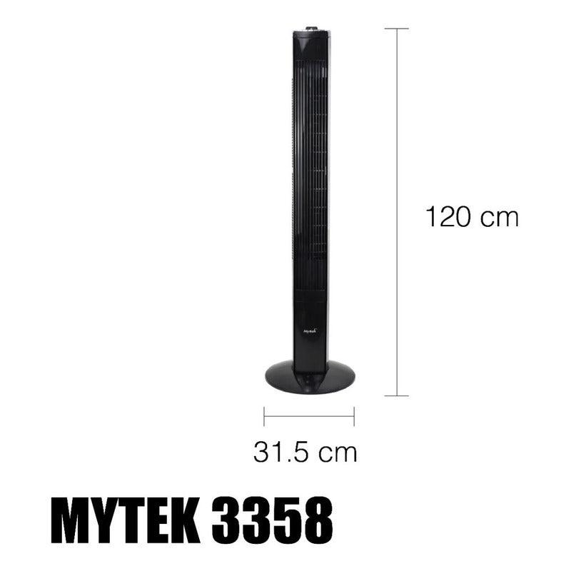 Mytek 3358 Ventilador de Torre de 117cm Silencioso con Control Remoto - LuzDeco