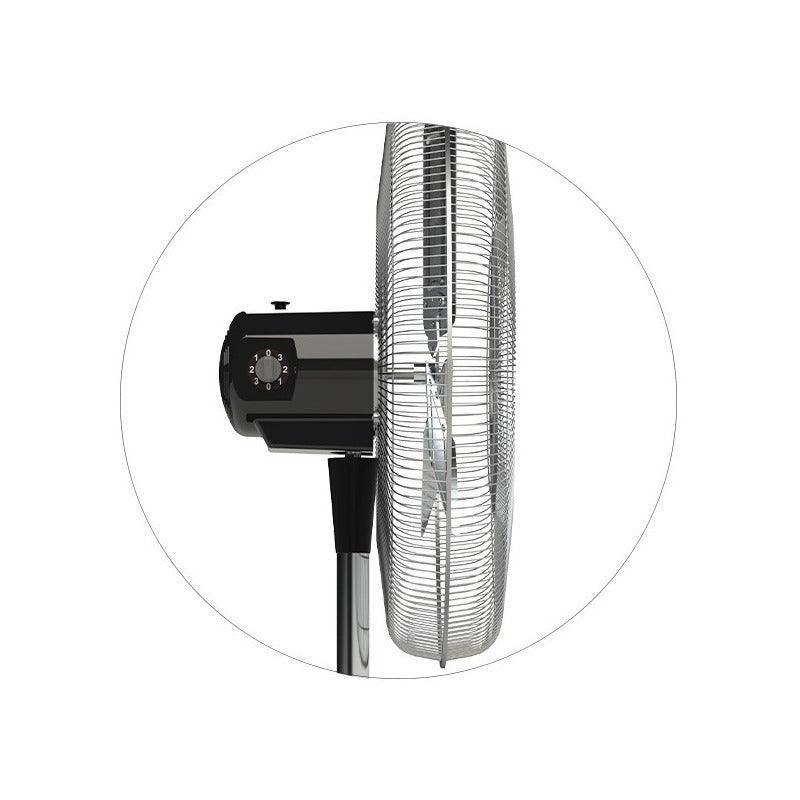 Mytek 3367 Ventilador de Pedestal Industrial de 24 Pulgadas, Metálico Oscilación 90° - LuzDeco