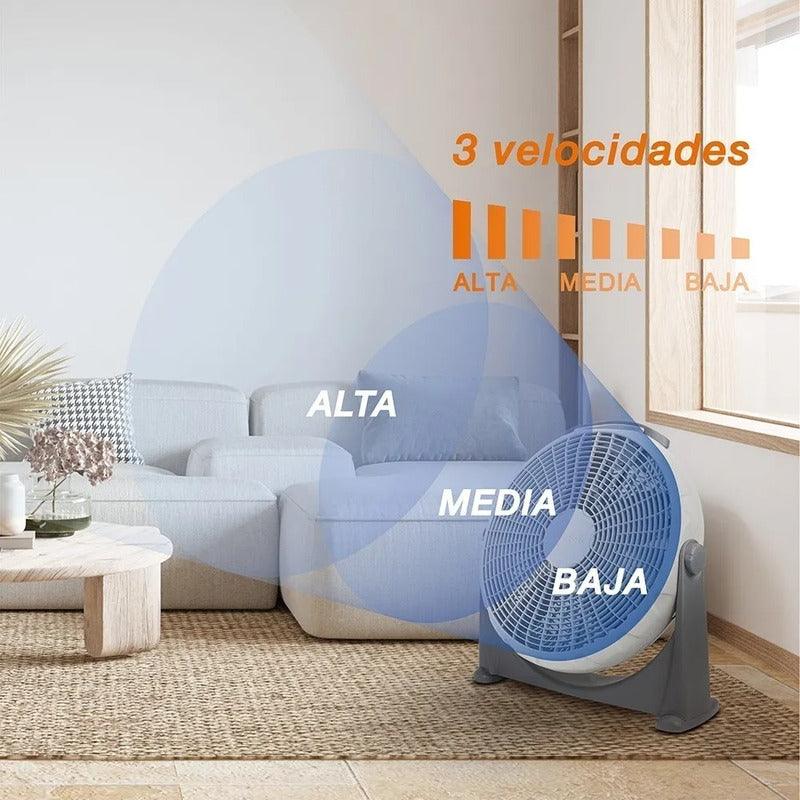 Mytek 3385 Ventilador de Piso de 20 Pulgadas, Potente - LuzDeco