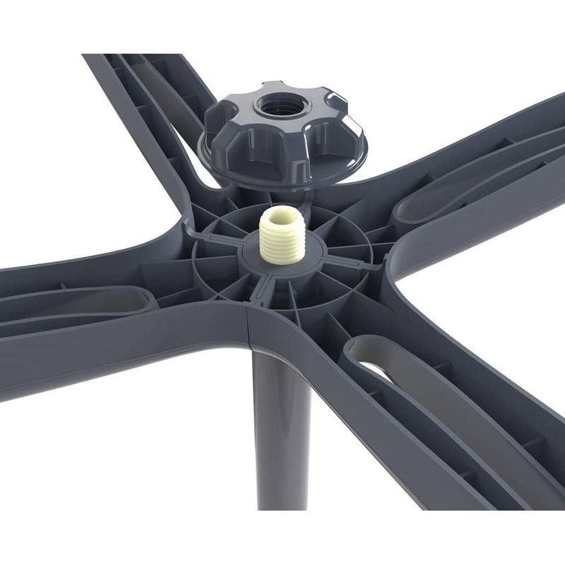 Navia Vortex P180 Ventilador de Pie 18 Pulgadas Gris Oscuro con 3 Aspas - LuzDeco