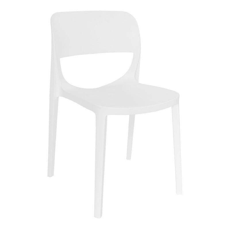 Offiho Set de 3 Sillas de Comedor Durables Para Exterior e Interior con Protección UV, Modelo Air OHV133 - LuzDeco
