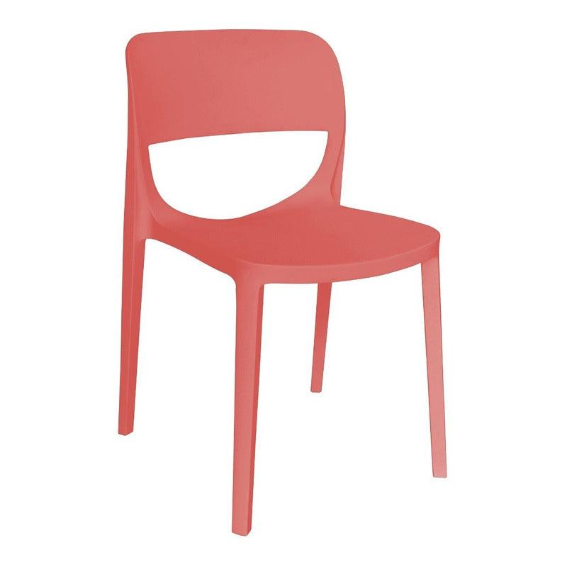 Offiho Set de 3 Sillas de Comedor Durables Para Exterior e Interior con Protección UV, Modelo Air OHV133 - LuzDeco