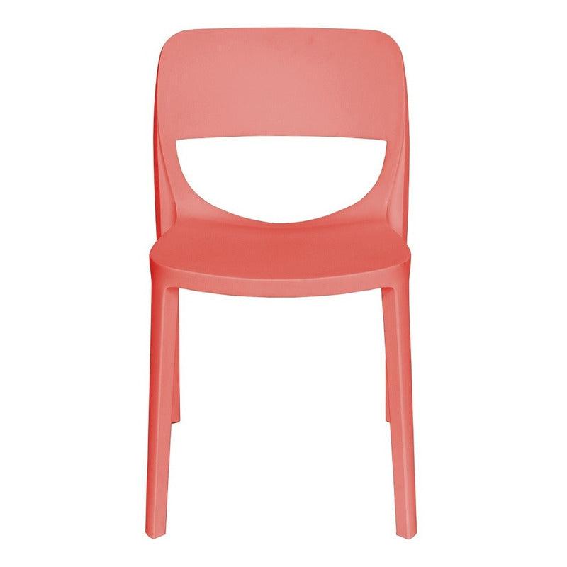 Offiho Set de 3 Sillas de Comedor Durables Para Exterior e Interior con Protección UV, Modelo Air OHV133 - LuzDeco