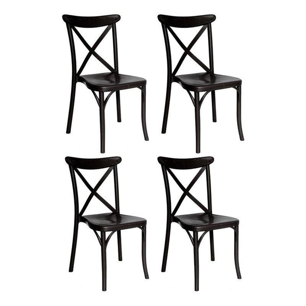 Offiho, silla eqqus ohv117, Silla de comedor, Silla Vintage, silla de comedor para exterior, silla de comedor para interior, Muebles de interior, Mobiliario de terraza, Sillas para terraza, Resistente a los rayos UV, Muebles resistentes a los rayos UV, Muebles de exterior, Silla para eventos