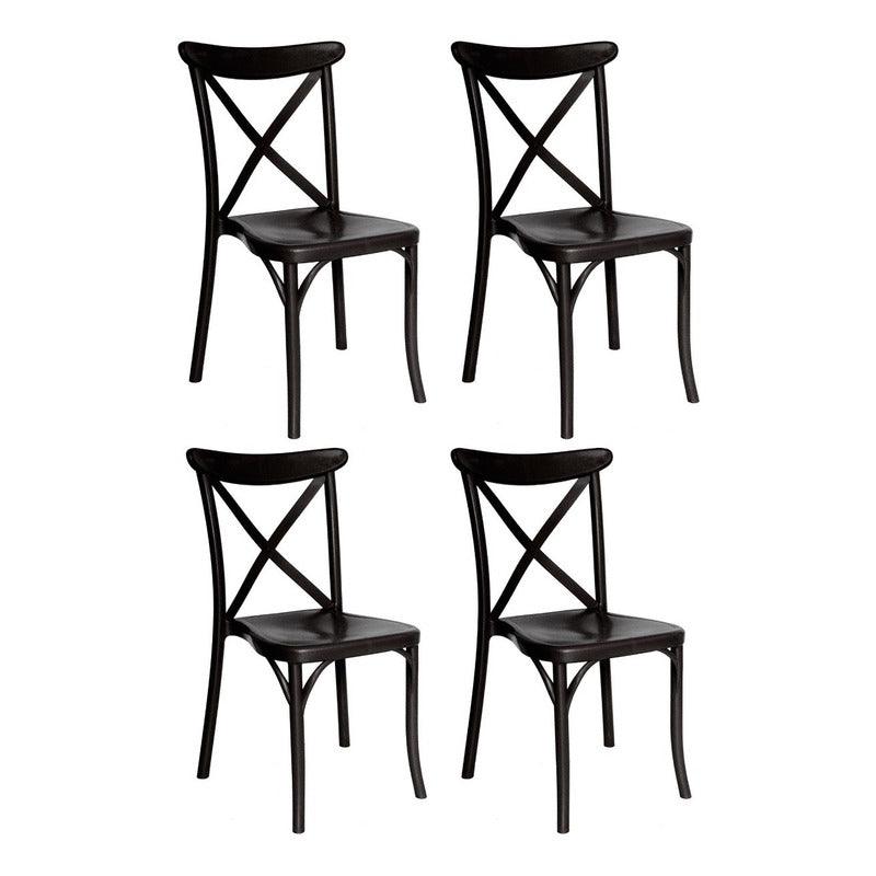 Offiho, silla eqqus ohv117, Silla de comedor, Silla Vintage, silla de comedor para exterior, silla de comedor para interior, Muebles de interior, Mobiliario de terraza, Sillas para terraza, Resistente a los rayos UV, Muebles resistentes a los rayos UV, Muebles de exterior, Silla para eventos