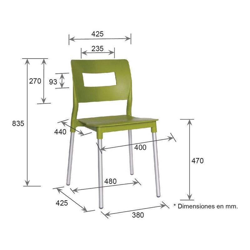 Offiho, Silla sand ohv64,  silla para comedor, silla para exterior, sillas a mayoreo, silla de plastico, silla para interior, mobiliario de exterior, mobiliario a mayoreo, sillas con proteccion uv, sillas resistentes al sol, muebles para exterior