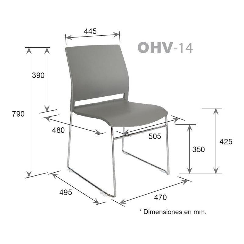 Offiho, Silla delta ohv14, Silla para oficina, silla durable, sillas de oficina, sillas de oficina a mayoreo, silla para visita, silla de plastico,  silla tapizada, silla de oficina tapizada, mobiliario de oficina, mobiliario de oficina mayoreo 