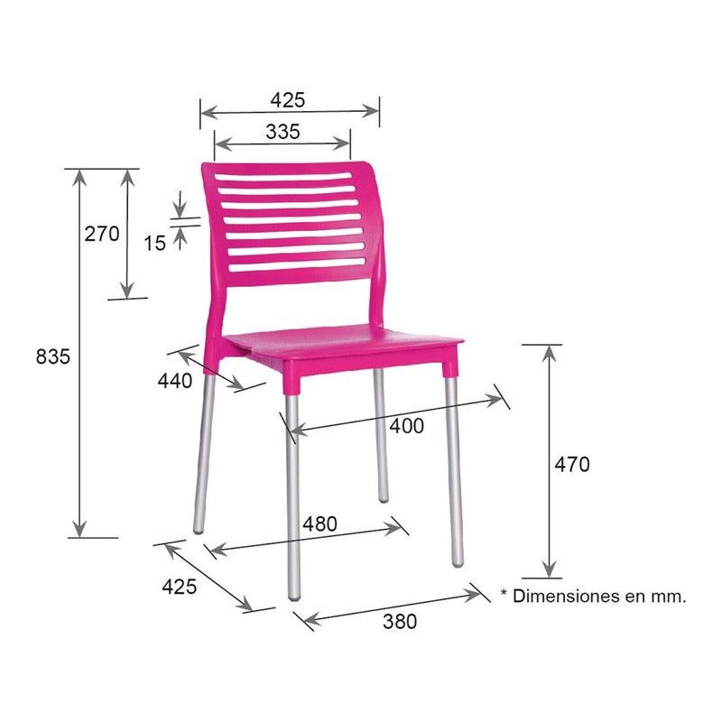Offiho, Silla  Breeze ohv69,  silla para comedor, silla para exterior, sillas a mayoreo, silla de plastico, silla para interior, mobiliario de exterior, mobiliario a mayoreo, sillas con proteccion uv, sillas resistentes al sol, muebles para exterior