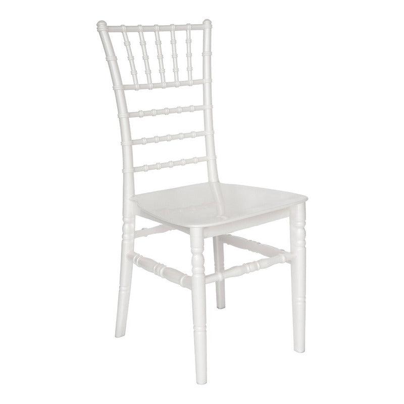 Offiho Silla de Comedor Vintage Para Eventos Aptas para Exterior e Interior con Protección UV, Modelo FESTINA - LuzDeco