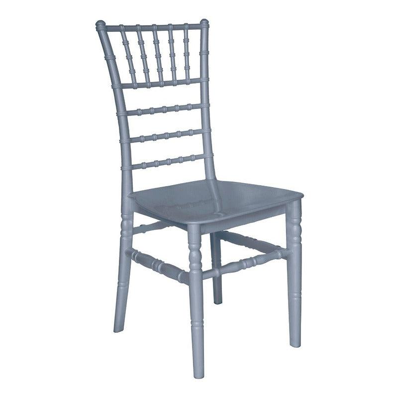 Offiho Silla de Comedor Vintage Para Eventos Aptas para Exterior e Interior con Protección UV, Modelo FESTINA - LuzDeco