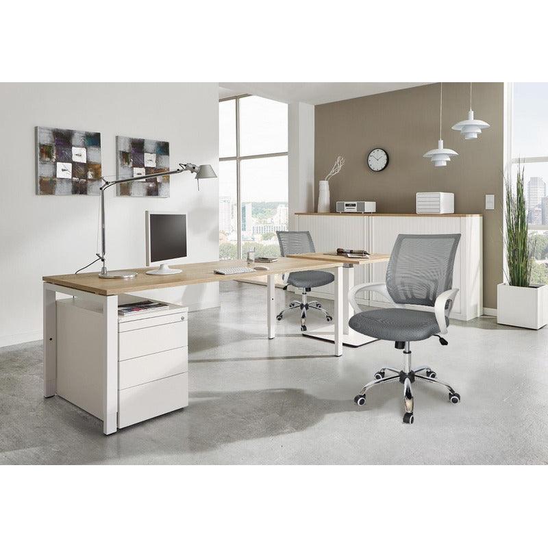 Offiho Silla de Oficina Ergonómica Reclinable con Altura Ajustable, Modelo Eco-Chair - LuzDeco