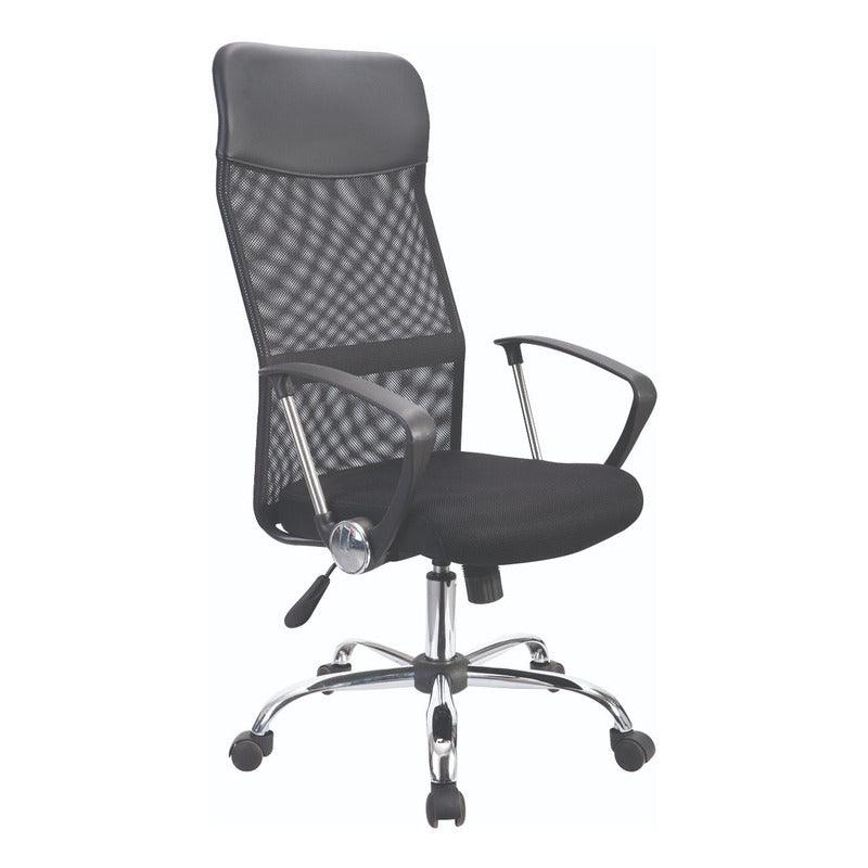 Offiho Silla de Oficina Ergonómica Reclinable con Altura Ajustable, Modelo EconoMalla - LuzDeco