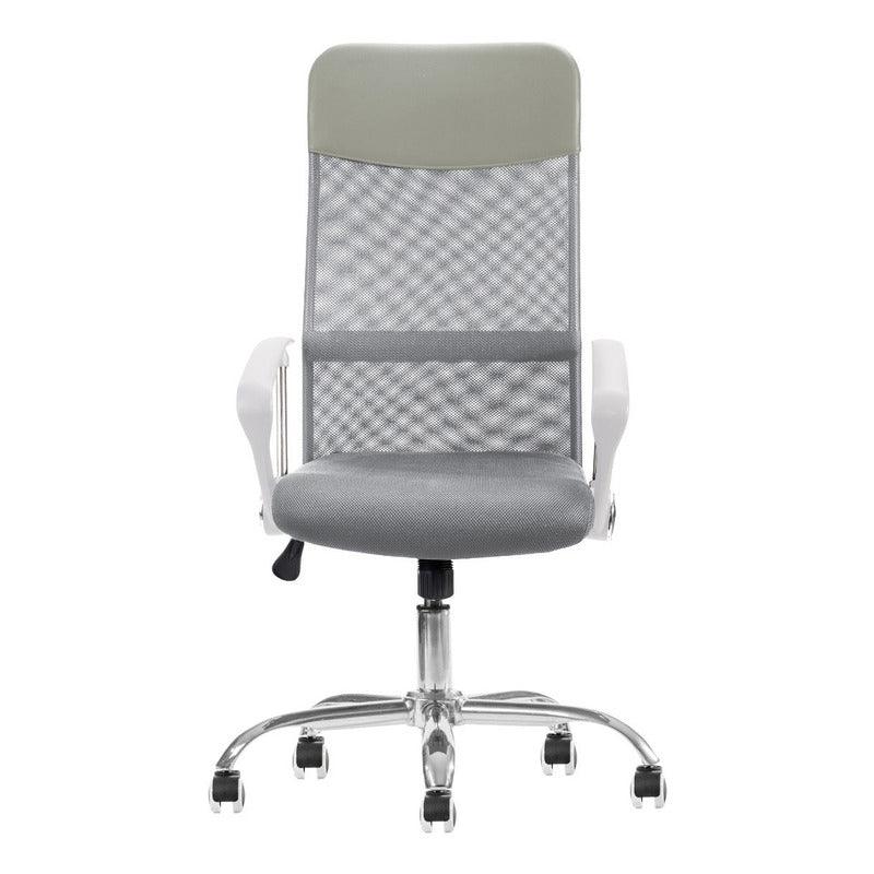 Offiho Silla de Oficina Ergonómica Reclinable con Altura Ajustable, Modelo EconoMalla - LuzDeco