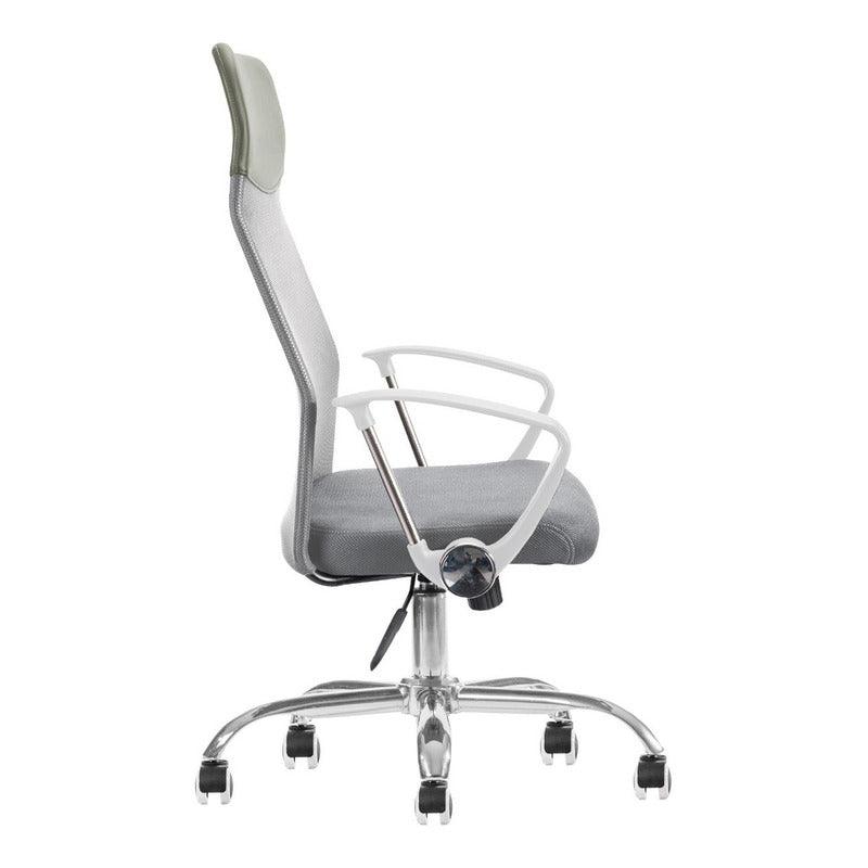 Offiho Silla de Oficina Ergonómica Reclinable con Altura Ajustable, Modelo EconoMalla - LuzDeco