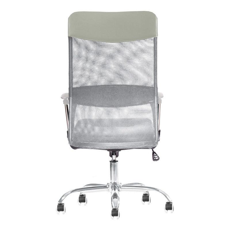 Offiho Silla de Oficina Ergonómica Reclinable con Altura Ajustable, Modelo EconoMalla - LuzDeco