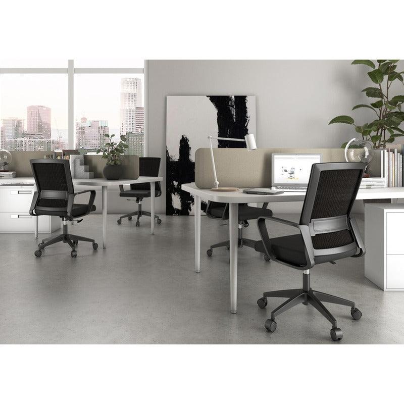 Offiho Silla de Oficina Ergonómica Reclinable con Altura Ajustable, Modelo OHE94 Plus - LuzDeco