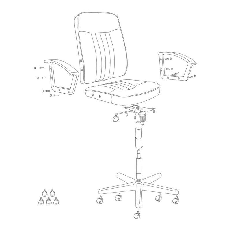 LEAGOO S001 Silla ejecutiva automática para oficina en casa, silla de  oficina reclinable ergonómica grande y alta con reposapiés, respaldo alto