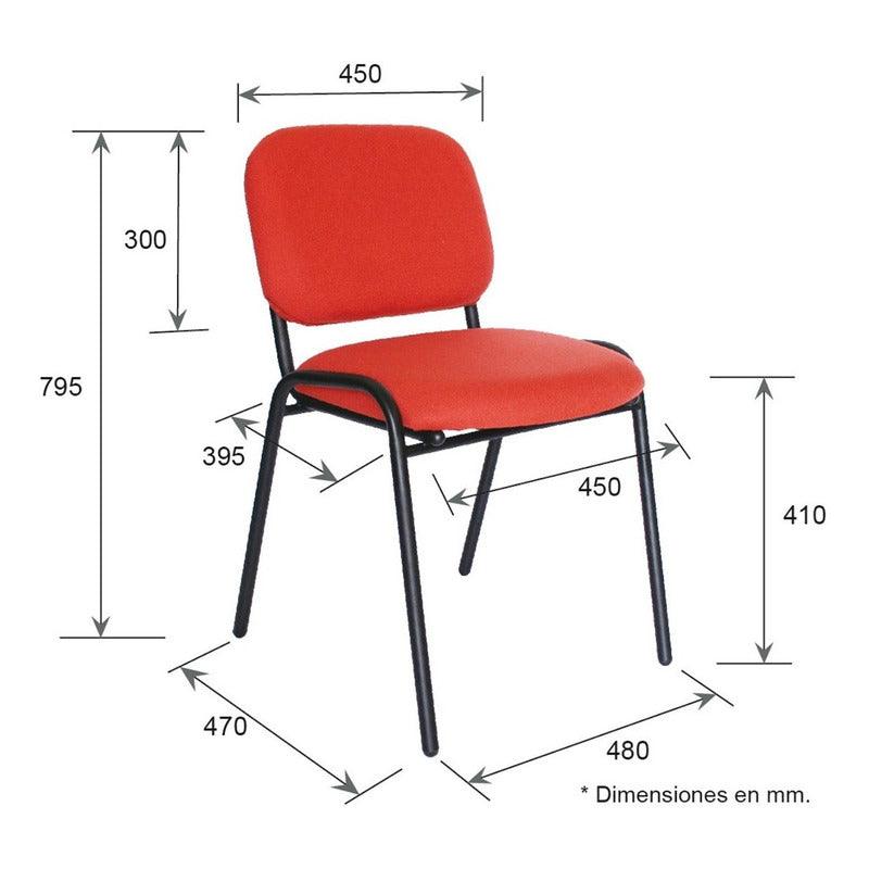 Offiho, Silla Ecovisita, sillas de oficina, sillas de oficina a mayoreo, silla para visita, silla con tapiz, silla tapizada, silla de oficina tapizada, mobiliario de oficina, mobiliario de oficina mayoreo 