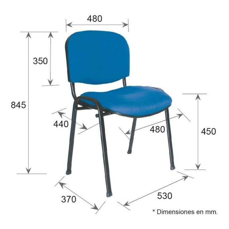 Offiho, Silla ISOSB, Silla sin descansabrazos,  sillas de oficina, sillas de oficina a mayoreo, silla para visita, silla de plastico,  silla tapizada, silla de oficina tapizada, mobiliario de oficina, mobiliario de oficina mayoreo 