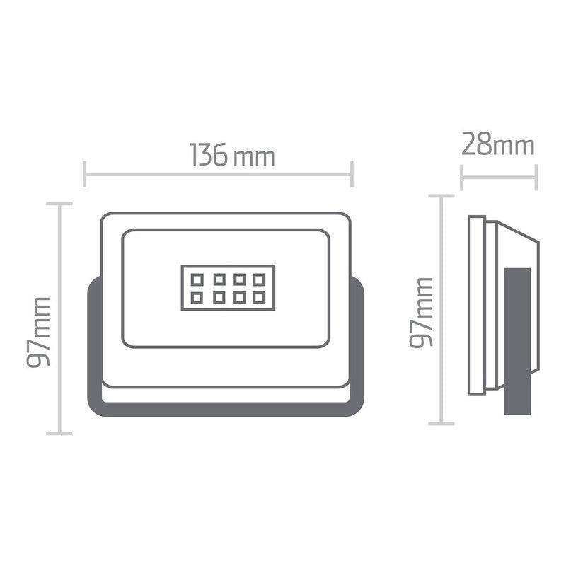 Reflector LED | REFLEDSMD | 10W | 1,000 lm | Luz Blanca - LuzDeco