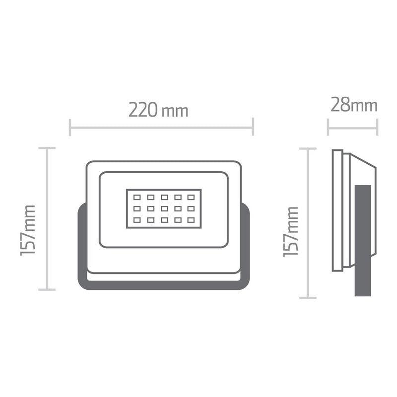Reflector LED | REFLEDSMD | 30W | Ultra potente | Luz Blanca - LuzDeco